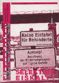 Titelseite des randschau-Hefts 1/96